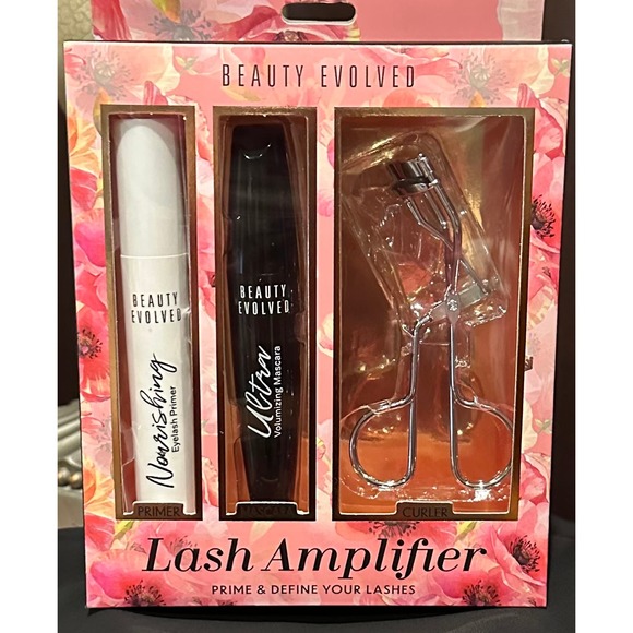 NIB, Lash Amplifier Prime & Define Your Lashes, Black Mascara, EyeLash Curler - Picture 1 of 7